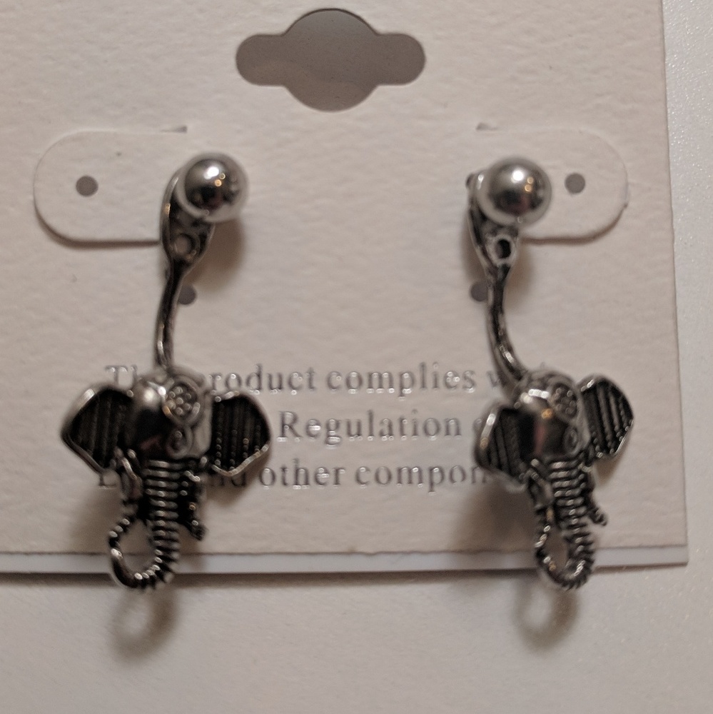 Elephant Stud Earrings